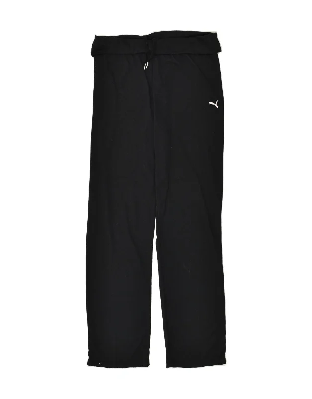 PUMA Womens Tracksuit Trousers UK 12 Medium Black