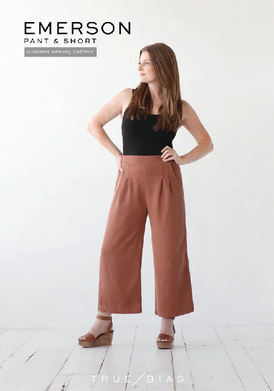 Emerson Pant / Short - Sewing Pattern | True Bias